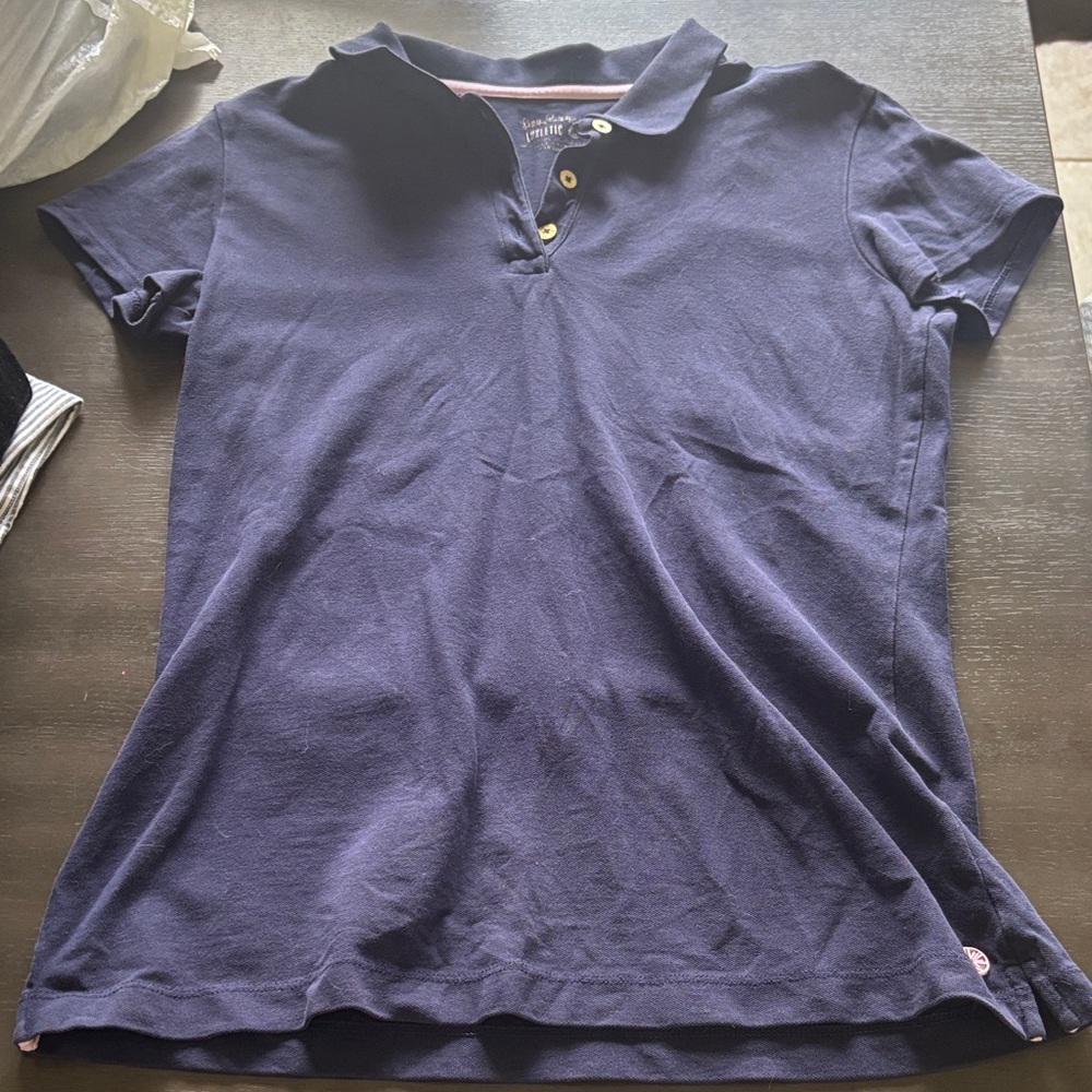 Lilly Pulitzer Navy Polo Top